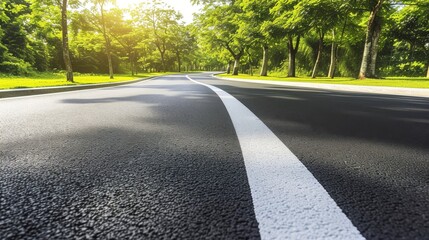 Close-up,Empty asphalt road highway background