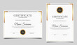 © Ardkyuu - Minimalist certificate of appreciation border template. Award diploma vector design