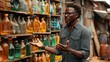 © sawitreelyaon - Environmental scientists plan and research for an recycling  plastic garbage .