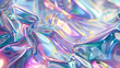 © Ram rider - Holographic abstract rainbow seamless pattern. Vibrant background silk swirl style. Tie dye art gradient effect. Unicorn wallpaper. Fairy tale background.