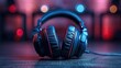 modern gaming headset for gamers accessories, lifestyle concept