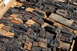 © Natalie JEFFCOTT/Stocksy - Close up of wooden letterpress letters