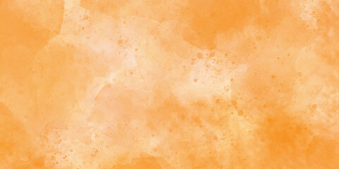 Wall Mural - Yellow watercolor  splatter wall and grunge backdrop design. yellow Watercolor with Vibrant Distressed Grunge Texture. hand painted paper texture panorama banner watercolor creative concept.