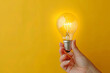 Illuminating Ideas: Creative Conceptual Thinking Energy Light Bulb Banner