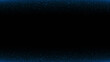 © letitgogh - Blue particle frames on black background