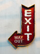 © VICTOR TORRES/Stocksy - Retro Exit Sign