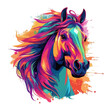 horse head illustration