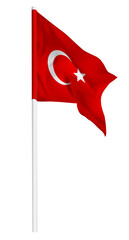 Poster - Flag of Turkey, illustration
