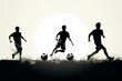 © juliars - Soccer player. Play game team. Generate Ai