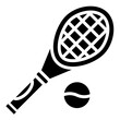 © MuhammadAsfandyar - Tennis glyph icon