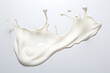 © Oksana - Milk creamy splash isolated on white background