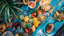 Mixed Tropical Fruit Plate