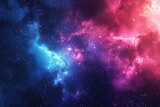 Fototapeta Kosmos - Brilliant cosmic canvas in vibrant colors