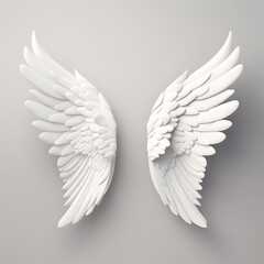 Wall Mural - angel wings vector