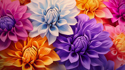 Wall Mural - colorful bouquet abstract wallpaper