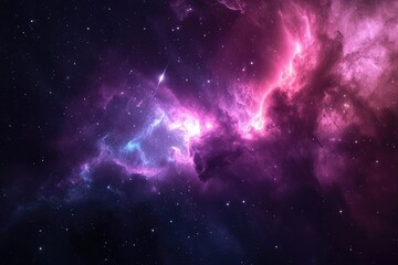 Wall Mural - Celestial enchantment unveils stunning stellar display
