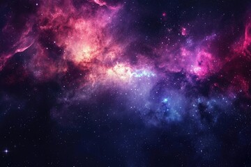 Wall Mural - Celestial kaleidoscope presents stunning galaxy spectrum