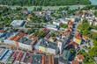 Luftaufnahme von Mühldorf am Inn in Oberbayern