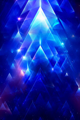 Wall Mural - abstract vertical shiny futuristic blue background