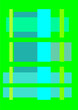 Flächen und Linien in Grün, Blau und Türkis