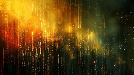 Digital art piece highlights the intricate layers of code that form the backbone of software development and computer scripting.