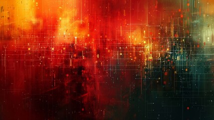 Digital art piece highlights the intricate layers of code that form the backbone of software development and computer scripting.