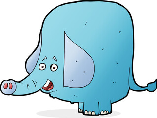 cartoon funny elephant