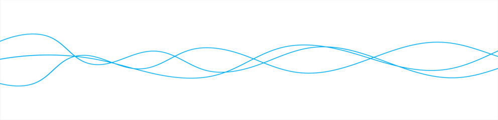 Wall Mural - thin line wavy abstract background. vector file illustration. eps 10