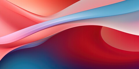 Poster - Sleek abstract graphic featuring a curvy shape with a smooth gradient, perfect for contemporary design projects