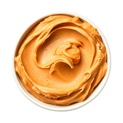 Wall Mural - A close up of a jar of peanut butter Isolated on transparent background, PNG