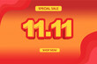 © Agung - 11.11 SALE VECTOR BACKGROUND