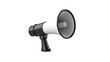 © Viktoriia - Black and White Megaphone, Transparent Background, Cut Out