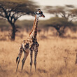 Giraffe im Nationalpark