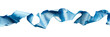 torn blue ribbon, PNG transparent object