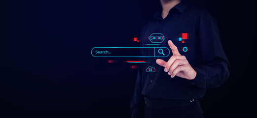 AI Chatbot, Futuristic technology transformation