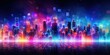 © Svitlana - Colorful Nightlife background. City night life concept abstract background.