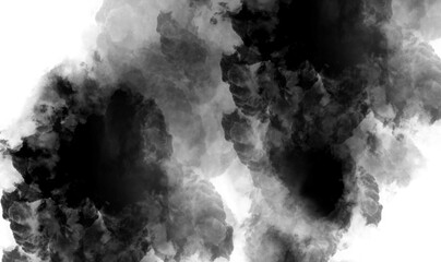 Wall Mural - Black smoke