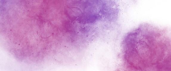 Wall Mural - pink purple yellow blue nebula sparkles on transparent background galaxy like wallpaper illustration clipart