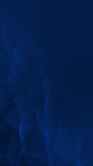 Wall Mural - abstract blue futuristic technology plexus backdrop animation, seamless loop