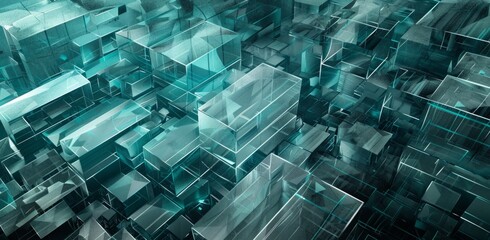 an abstract background of technology Generative AI