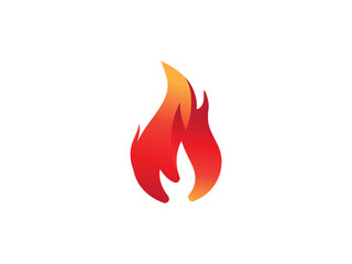 Wall Mural - fire logo icon design template elements. Fire flame vector icons