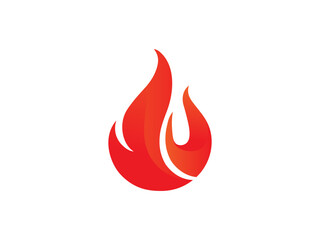 Wall Mural - fire logo icon design template elements. Fire flame vector icons