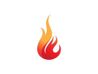 Wall Mural - fire flame vector logo design. fire logo. flame logo design inspiration. fire flame logo icon design template element