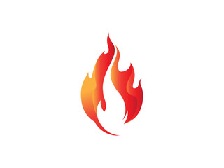 Wall Mural - fire flame vector logo design. fire logo. flame logo design inspiration. fire flame logo icon design template element