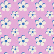 © Diana Bedoya - seamless floral pattern background 70's style