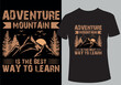 © rscreativedesign - Best adventure mountain unique vintage t shirt design.