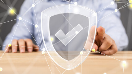 security data code digital in hand