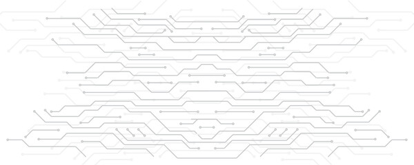 Leinwandbilder - Abstract digital background with technology circuit board texture. Abstract Technology Background, grey circuit board pattern, microchip, power line, Communication