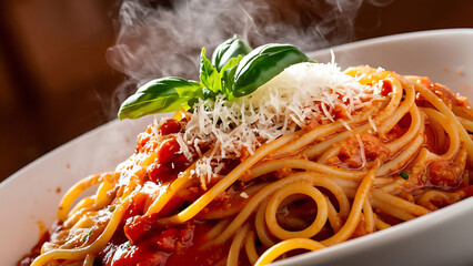 Canvas Print - Capture the essence of Spaghetti O's in a mouthwatering food photography shot