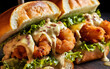 Capture the essence of Po'Boy in a mouthwatering food photography shot